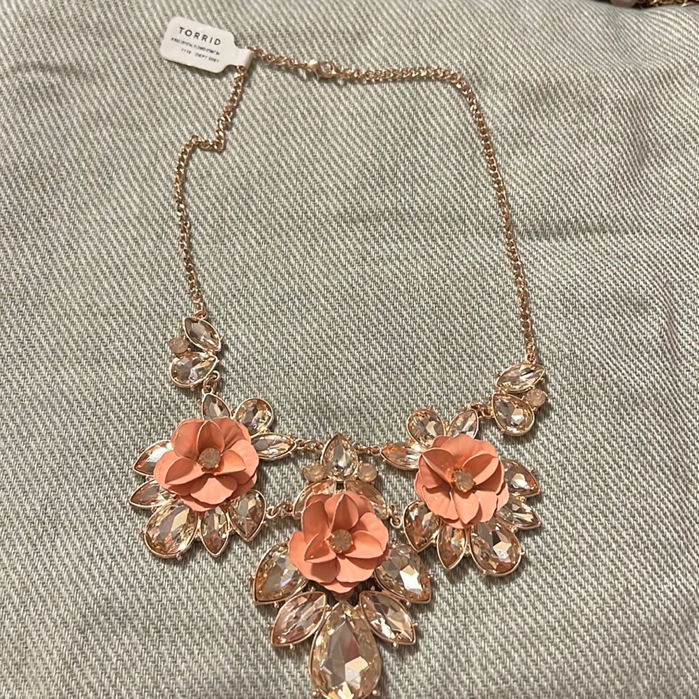 Torrid Floral Statement Necklace